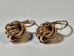 14K gold women's earrings 3.63G