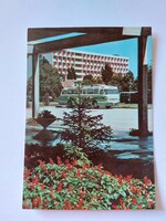 Régi képeslap Hajdúszoboszló 1971 Ikarusz farmotoros busz