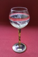 Steiner & vogel German glass liqueur short drinking glass, handmade