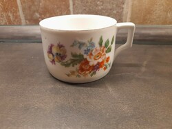 Old Zsolnay violet, floral mug