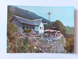 Old postcard Badacsony kisfaludy house 1970