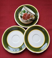 Villeroy & boch mettlach bauernblume German porcelain coffee tea cup saucer small plate plate