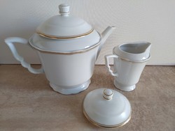 Zsolnay tea/coffee jug and cream jug in one