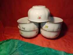 Porcelain bowls with small flowers.... Brand new.