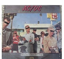 AC/DC - DIRTY DEEDS DONE DIRT CHEAP bakelit lemez