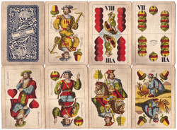 221. Hungarian card playing card factory and printing house 32 sheets around 1960