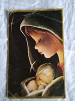 Madonna with child postcard