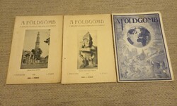 Földgömb, the journal of the Hungarian Geographical Society, 1930-1931 i. And ii. Grade