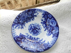 Nowotny altrohlau wall plate with cobalt painting, period between 1850-1900