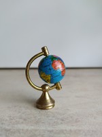 Vintage mini copper collectible globe