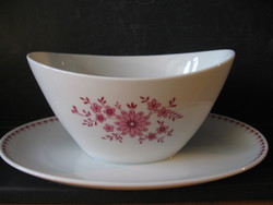 Pink floral shabby sauce cup seltmann weiden monika