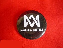 Marcus & martinius plastic badge