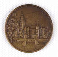 1Q197 Sándor Tóth: civitatis miskolcz sigillum bronze plaque