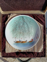 Japanese hand painted plate