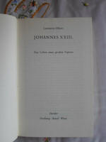 Lawrence Elliott: Johannes XXIII. (Herder, 1974; XXIII. János pápa életrajza)