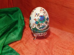Porcelain painted egg.