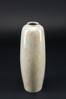 Hollóháza porcelain vase, eosinized, marked, numbered.