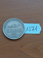 TÖRÖKORSZÁG 100000 LÍRA 1999 Réz-Cink-Nikkel  1371