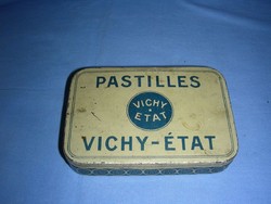 Vichy pasztillás fémdoboz