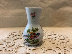 Herend marked porcelain bird pheasant vase