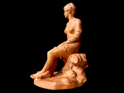 Gallery terracotta nude sculpture (4.) by the sculptor Ferenc Trischler
