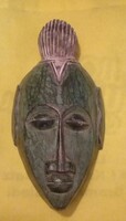 African carved, wall-hanging mask for sale