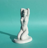 Drasche porcelain figure female nude donner gertrod design