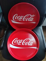 Coca-cola round waiter tray metal large size.