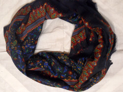 Blue Italian women's shawl, scarf