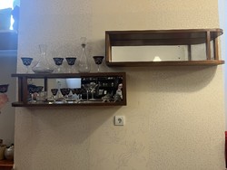 Original wall shelves with mirrors