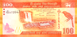 Srí Lanka 100 rúpia 2019 UNC