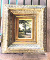 Beautiful blondel frame with picture