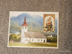 Bitnje Slovenia postcard