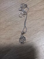 925 Sterling silver pendant with ohm symbol for sale