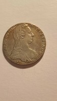 Mária Terézia" ezüst Tallér. 900 finomságú ezüst tallér emlékveret.  ( S.F )
