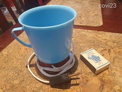 Retro utazó vízforraló működik szocreál kádár konyhai ezsköz