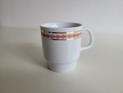Retro Alföldi porcelán bögre régi teás csésze
