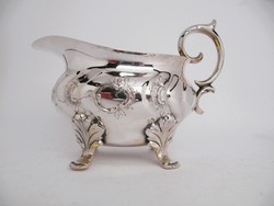 Very beautiful, antique, silver neo-rococo cream pourer, c.1900