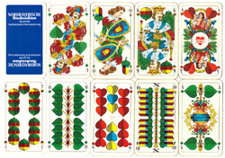 236. German serialized skat card Bavarian card image 32 sheets bielefelder spielkarten around 1970