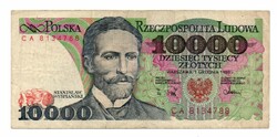 10000   Złoty    1988    Lengyelország