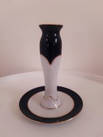 Zsolnay pompadour candlestick