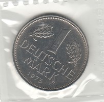 1 Deutsche mark 1973f 'b' type