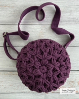 'Emilia' crocheted crossbody bag