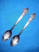 2 Rolex Bucherer Interlaken collector's mocha coffee spoons