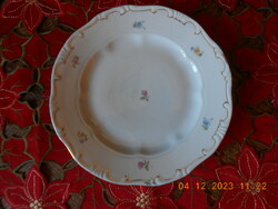 Zsolnay small flower pattern cake plate