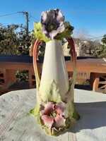 Large Art Nouveau porcelain vase