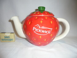 Retro pickwick teapot - strawberry