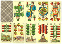 259. German serialized skat card Prussian card picture spielkartenfabrik altenburg gmbh 36 sheets 2003