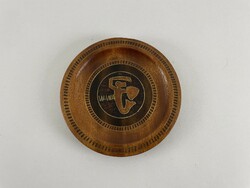 Small wooden wall plate - decorative plate