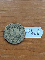 France 1 franc 1936 aluminum bronze s408